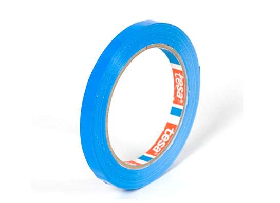 cinta adhesiva azul para precintadora de bolsas